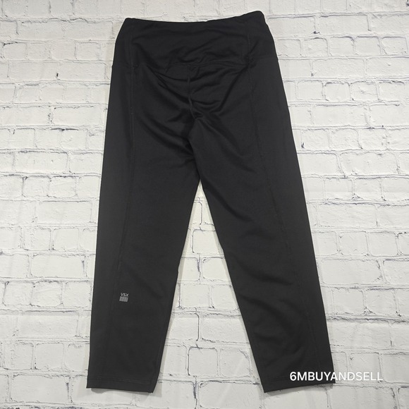 Victoria's Secret Pants - Victorias Secret VSX Sport Leggings Med Black High Rise Cropped Athletic Pants